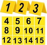 ABOOFAN Crime Scene Decorations 15Pcs Evidence Markers Crime Scene Markers Tents 1-15 Crime Scene Nu