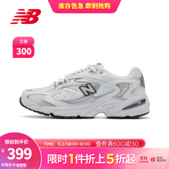 New Balance NB官方男鞋女鞋725系列时尚轻便百搭休闲舒适运动鞋老爹鞋 银灰/白色 ML725B 38(脚长23.5cm)