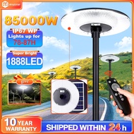 Lampu Solar UFO Light Outdoor Lighting 85000W high power solar street light IP68 waterproof solar la