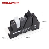 ENMG | ENMG Small DIN-Rail Solid State Relay 24V 3A 4A 10A DC SSK10D6132 SSR DC to AC 220Vdc with ba