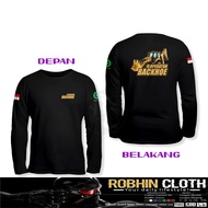 Backhoe Operator Backhoe DB Long Sleeve Distro T-Shirt