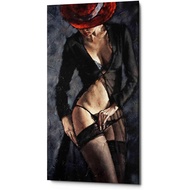 Epic-ca Giclee Canvas Wall Art Red