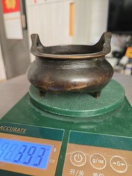 古董大明宣德三足銅爐