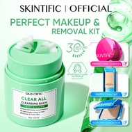 <2pcs>SKINTIFIC Perfect Makeup & Removal Kit: Full Coverage Perfect Pink Cushion丨Skintint丨TWC Powder
