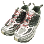 二手 SALOMON ACS PRO 471322 運動鞋，顏色為 Peat/Beluga/Khaki，US8 (26cm)。