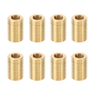 PATIKIL M10xM6x15mm Thread Reducing Nuts Insert, 8 Pcs Male to Female Fine Thread Adapter Repair Ins
