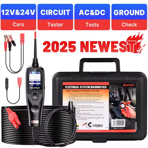 Autel PowerScan PS100 Auto Circuit Tester Diagnostic 4 Mode AVOmeter Test Tool Automotive OBD2 Scann