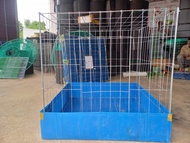 lồng nhốt gà 80v + khay - 80cm x 80cm X 80cm