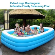 Extra Large/ RETRO 3 Rings Inflatable Swimming Pool Kids Baby