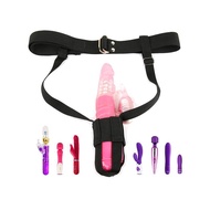 HACKER Lower Body Training Set SM Toy Forced Orgasm Belt Harness Strap SM Bondages Magic Wand Holder Female Masturbator Chastity Sex Toys for Women Toys Alat Seks SM