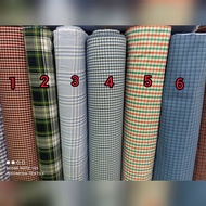 KATUN KEMEJA Italian Cotton Fabric/yarndyet Fabric/yarndyet Cotton Fabric/garment Fabric/Square Fabr