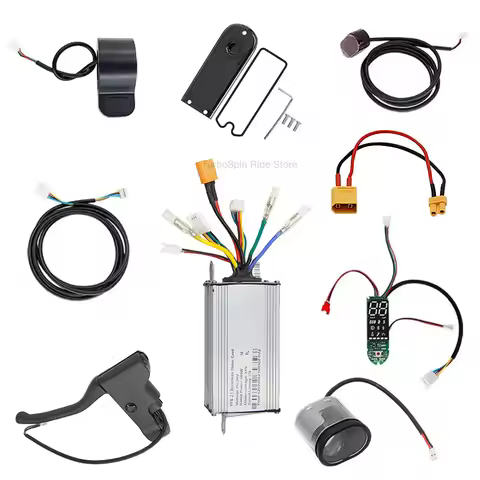 YFS-Z1 36V 500W Brushless Universal Motor Controller Set Display Throttle Big Tail Light Suitable fo