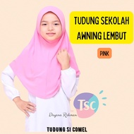 PINK Tudung Sekolah AWNING LEMBUT Tudung Si Comel TSC Tudung Budak Sekolah Rendah PPIM PUTERI ISLAM