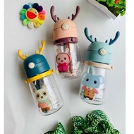 Deer horn ear drinking bottle for babies