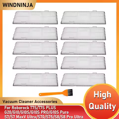 HEPA Filter For Roborock S7/S7 MaxV Ultra/S8/S8 Pro Ultra/T7S/G10S PRO/G10S Pure/G20/S70/S75 Robot V