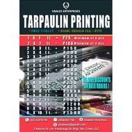 TARPAULIN PRINTING RUSH!