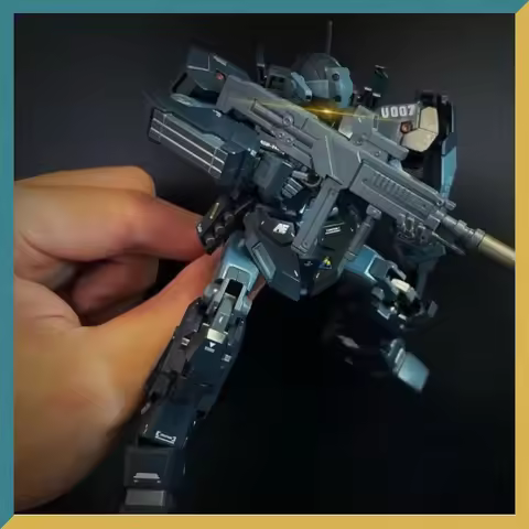 New BaoBao HG 1/144 J1 RGM-96X Jesta Figures Assembly Model Water Sticker Bracket Toys Collection Gi