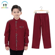 Baju Setelan Koko Batik Kurta Pakistan Anak Laki-Laki 4 Tahun - 10 Tahun Lengan Panjang Terbaru 202