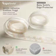 SUGARBABY BABY EDGE & CORNER PROTECTOR TRANSPARENT PVC | SUGARBABY TRANSPARENT CORNER PROTECTOR | FU