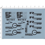 RX-78-2 Yuanzu Gundam RX-78-2 Yuanzu Gundam (Ancestor Gundam).Special Water Sticker [870]