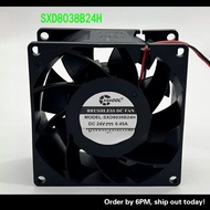 T PEERLESS MOTORS DF8038B24M DC 24V 0.45A 80x80x38mm散热风扇