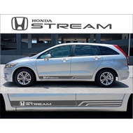 Sticker honda stream striping honda stream