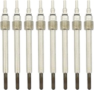 EPSIRMP 8C3Z12A342A ZD-15 8pcs Set Diesel Glow Plug Compatible for Ford 6.4L Powerstroke 2008-2010, 