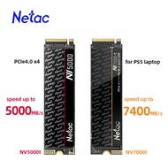 Netac 1TB 2TB 4TB M2 SSD NVMe 512gb PCIe4.0 M.2 2280 NV5000t NV7000t Internal Solid State Hard Disk For PS5 Laptop Desktop