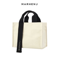 MARHEN.J Rico Canvas Tote CrossBody Bag Snap Button Closure 4 color options - Black / All Black / Iv