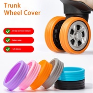 8Pcs Luggage Wheel Protector Cover  For Most Luggage Reduce Noise Travel Suitcase Accessories/Replacement Partsluggage Wheel Rubber Ring