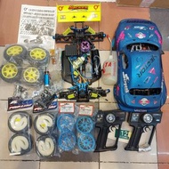 1/10 京商 GP10 遙控車 司力架 1/10 kyosho GP10  celica rc  car .所有電子嘢正常操作，加後備 am27 晶體一對 , 台灣 3.0 18級引擎,壓縮正常。 