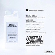 SILICONE OIL PENGKILAP BODY SERBAGUNA DENZ (FREE BUSA POLES) 250ml - 1L Cairan Denz Auto Detailing S