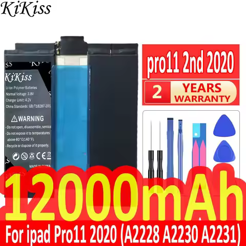 KiKiss Powerful Battery pro11 1st 2018 pro11 2nd 2020 For iPad Pro 11 2018 A1980 A2013 A1934 A1979 A