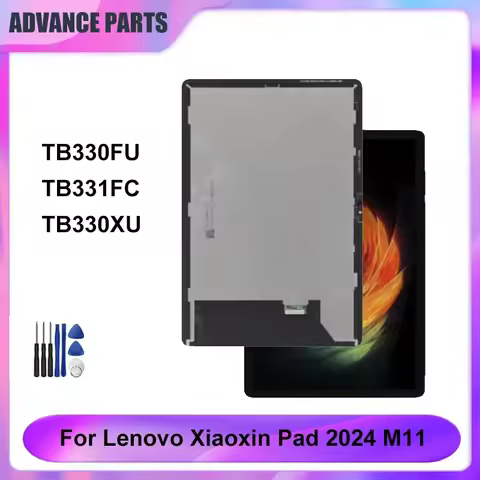For Lenovo Tab Xiaoxin Pad 2024 M11 K11 TB330FU TB331FC TB330XU LCD Display Touch Screen Digitizer A