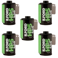 5 X Ilford HP5 Plus, Black and White Print Film, 135 (35 mm), ISO 400, 24 Exposures (1700646)