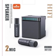 KINGSTER KST-223 Wireless Karaoke Speaker with Two Wireless Microphones [Eunice Sy]