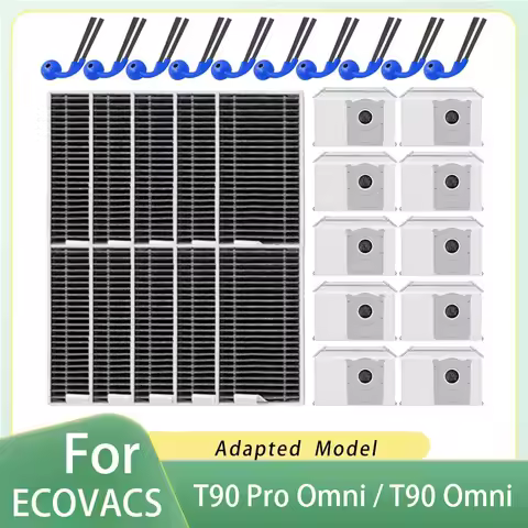 Fit For ( Ecovacs Deeboot T90 Pro Omni / T90 Omni - with Water Tank ) Vacuum Parts Brush Filter Dust