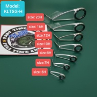 Cincin Joran Pancing KLTSG-H Fishing Rod Replacement Guide Rod Repair