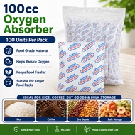 100pcs Food Grade Oxygen Absorber Deoxidizer 30cc 50cc 100cc Freshness Pack Cookies Mooncake Vacuum