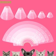 INSTORE Pet Protective Collar, Transparent Plastic Cat Recovery Collar, Pet Beauty Neck Ring Anti-li