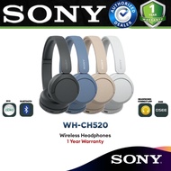 Sony WH-CH520 Wireless Headphones CH520 | Bluetooth Connectivity | 50 Hours Battery | CH520