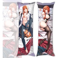 Dakimakura Anime Chainsaw Man Hugging Body Pillow Case, 19""x59"" Throw Pillow Cover, Double-Sided P
