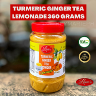 Lexie's Organic Turmeric Ginger Tea Powder with Lemonade for Cough and Colds Immune Booster Lowers Blood Sugar 360 grams