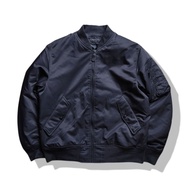 Uniqlo Black MA-1 Blouson Bomber Flight Jacket(M02) Second Hand Chest Size 46