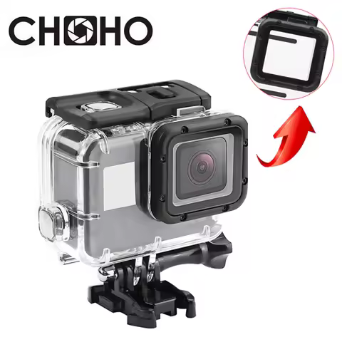 40M Underwater Waterproof Case Diving Housing Mount Shell for GoPro Hero 5 6 7 Black Go Pro Camera F