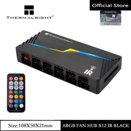 Thermalright TL-ARGB AND FAN HUB X12/X8 IR Fan PWM HUB X12 Wireless Remote Control/Supports 4 PIN PW