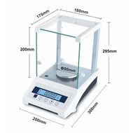 Analytical Balance 0.1mg Electronic Precision with LCD Display Digital Weighing Machine 0.0001g Anal
