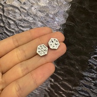 包平郵 free local postage silver tory burch tb earrings 經典大logo耳環 正品authentic