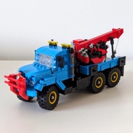 Compatible with Lego Building Blocks Vehicle MOC-184016All Terrain Trailer Educational Assembly Toy 