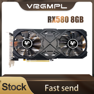 8GB computer graphics card RX580 series 256BIT video card PC games for AMD RX